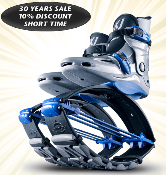 KJ Power Shoe Silver/Blue