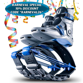 KJ Power Shoe Silver/Blue