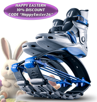 KJ Power Shoe Silver/Blue