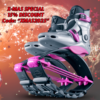 KJ Power Shoe Silver/Pink