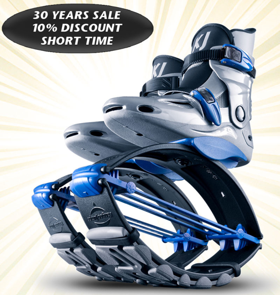 KJ Power Shoe Silver/Blue - Kopie