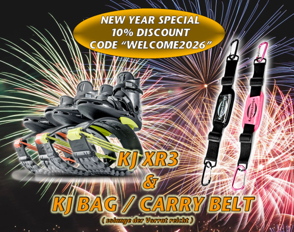 Special 2. KJ XR3 (alle Schuh-Farben wählbar) + Carry Belt